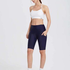 NWT Navy Blue BALEAF Padded Bike Cycling Shorts 2XL  UPF 50+